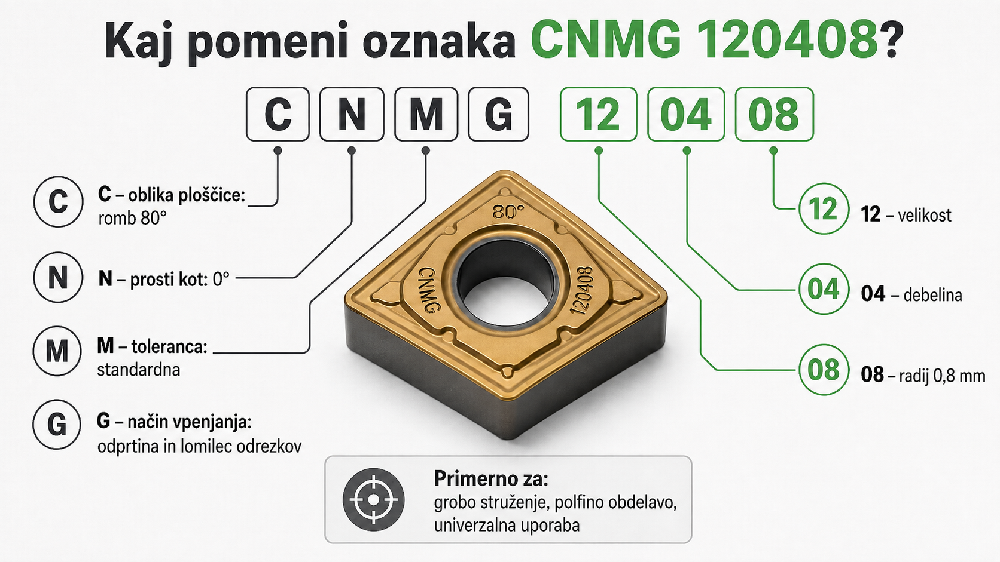 Pomen oznake CNMG 120408